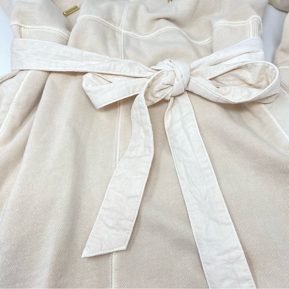 Tommy Bahama Sunray Cove Bedouin Sand Cotton Dress Tie Waist Large - Picture 8 of 11